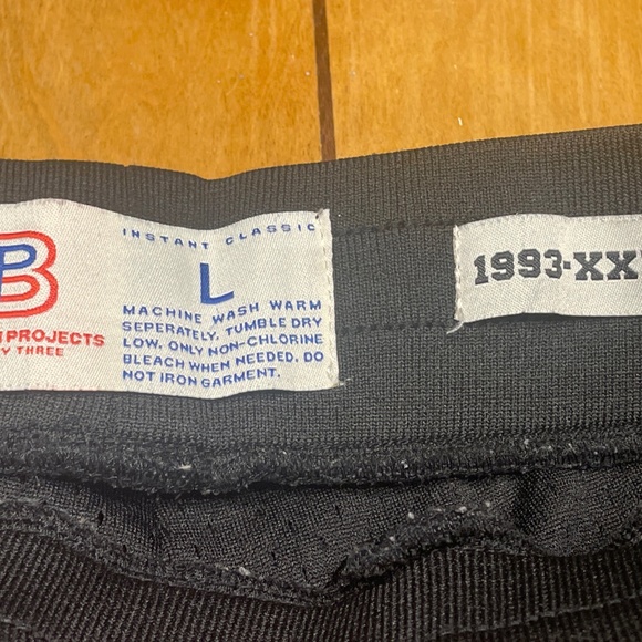 Bascom Projects 1993 Basketball Shorts Checkered Board Pattern Large - Picture 7 of 16